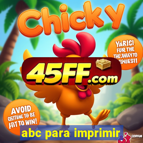 abc para imprimir